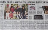 From the mind to canvas, real issues converse with art, wins them awards - Times of India